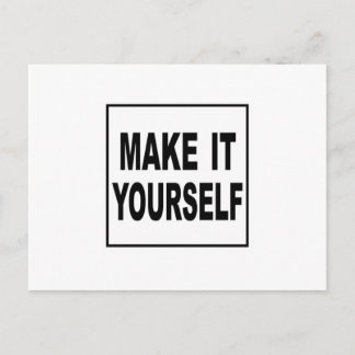 Make It Yourself Custom Postcards
