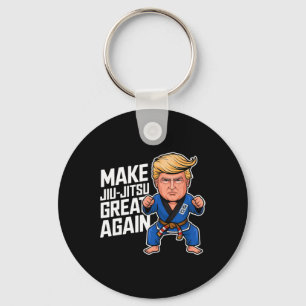 Make Jiu-jitsu Great Again Funny Trump Key Ring