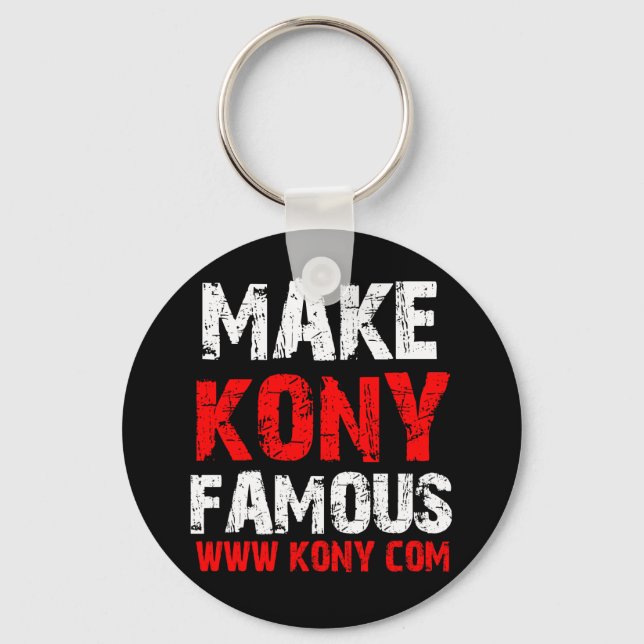 Make Kony Famous - Kony 2012 Key Ring (Front)