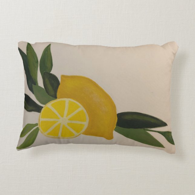 Make Lemonade Decorative Cushion (Back)