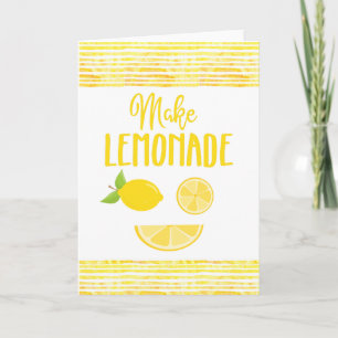 Make Lemonade Greeting Card