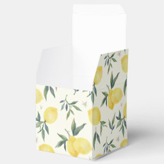 Make Lemonade (Ivory) Lemon Pattern – Favour Box