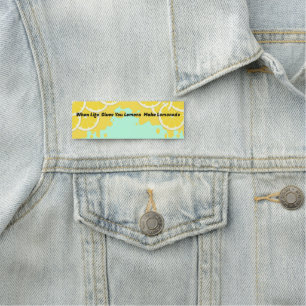 Make Lemonade Name Tag
