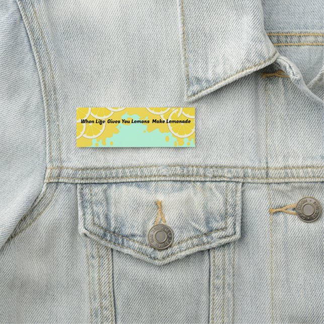 Make Lemonade Name Tag (In Situ)