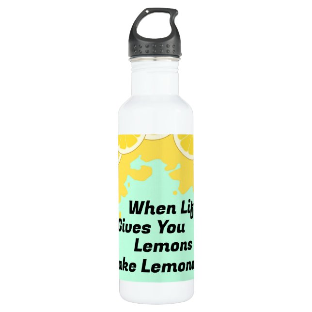 Make Lemonade Water Bottle (Front)