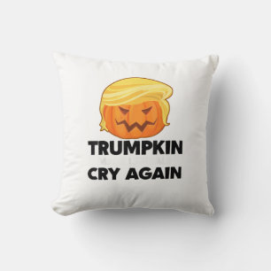 Make Liberals Cry Again Trumpkin Halloween Cushion