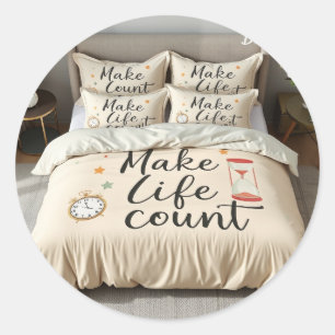 Make Life Count Classic Round Sticker