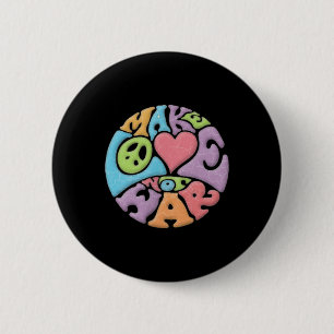 Make Love Not War 6 Cm Round Badge