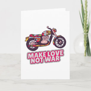 Make love not war card