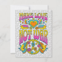 Make Love Not War - Hippie Peace