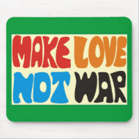 Make love not war Hippie Spruch