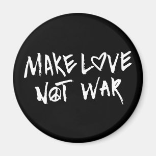 Make Love Not War Magnet