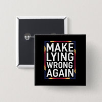 Make Lying Wrong Again Gift Resist Anti-Trump