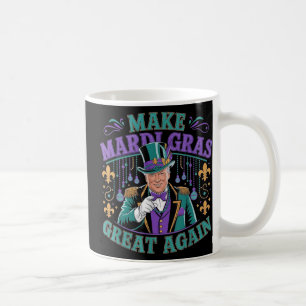 Make Mardi Gras Great Again Funny Parade Costume H Coffee Mug
