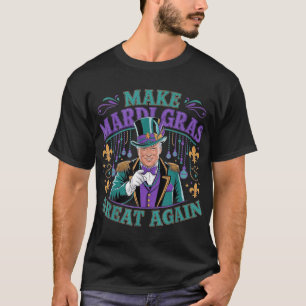 Make Mardi Gras Great Again Funny Parade Costume H T-Shirt
