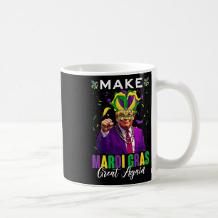 Make Mardi Gras Great Again Trump And Jester Hat F Coffee Mug