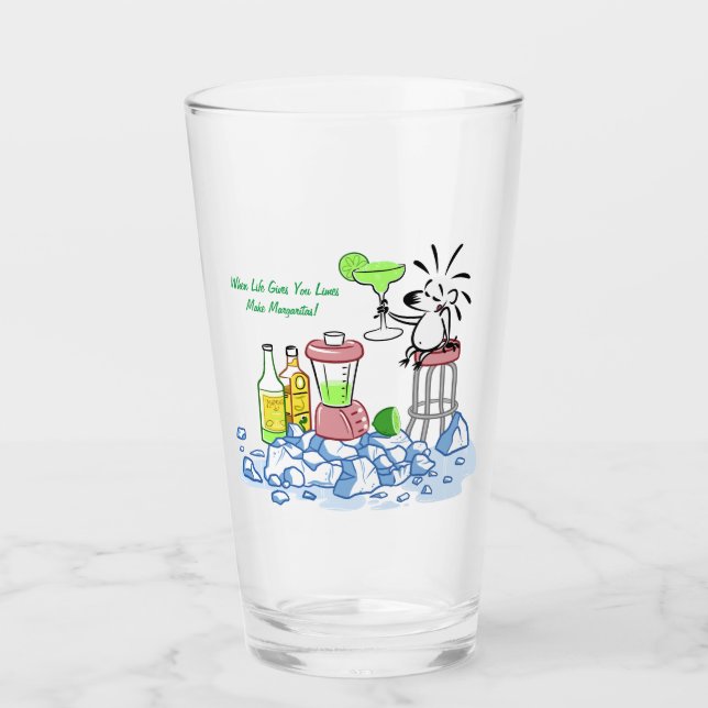 MAKE MARGARITAS by Jeff Willis Art Glass (Front)