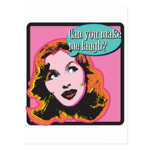 Make Me Laugh Postcard