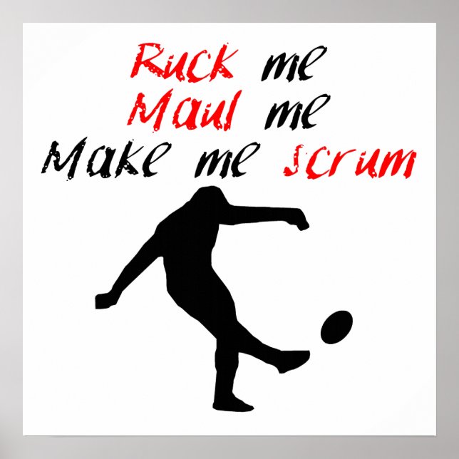 Make Me Scrum Poster (Front)