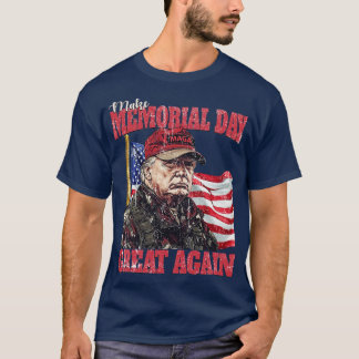 Make Memorial Day Great Again Trump-Photoroom T-Shirt