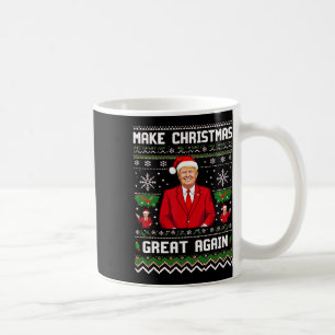 Make Merry Christmas Great Again Santa Trump Dance Coffee Mug