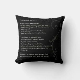 Make Mistakes Cushion
