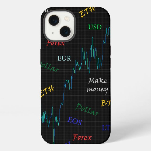 Make money on Forex iPhone Case (Back)