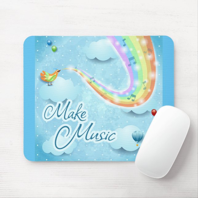 Make music, digital art mouse pad (With Mouse)