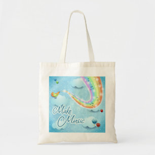 Make music, digital art Tote Bag