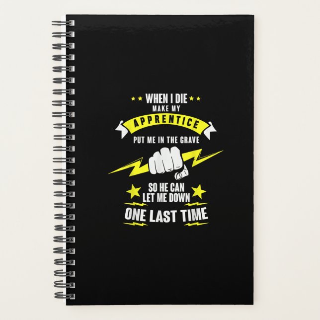 Make My Apprentice Put Me In Journeyman Planner (Front)