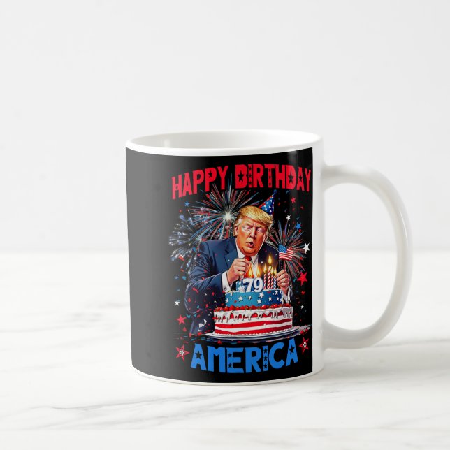 Make My Birthday Great Again  Coffee Mug (Right)