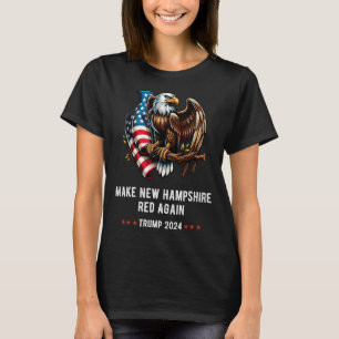 Make New York Red Again Eagle Republican Trump  T-Shirt