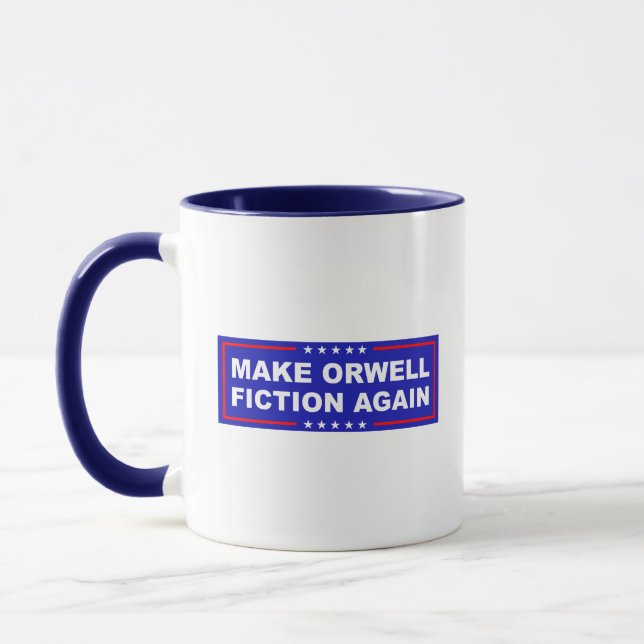Make Orwell Fiction Again Mug (Left)