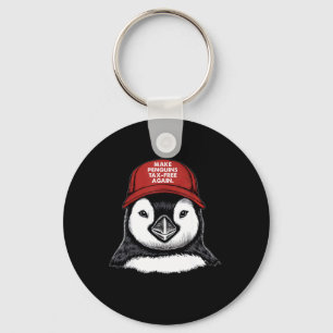 Make Penguin Tax Free Again - Resist Penguins Agai Key Ring