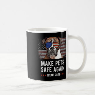 Make Pets Safe Again Boxer Dog Trump Coffee Mug