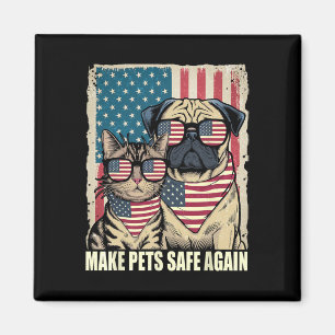 Make Pets Safe Again Eating The Dogs Cats Election Magnet