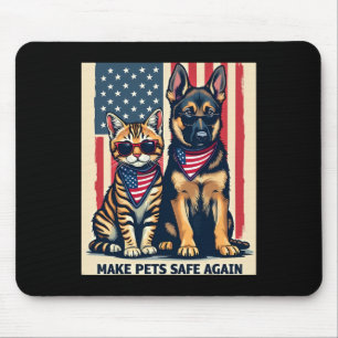 Make Pets Safe Again Trump Cats For Trump Mega 202 Mouse Pad