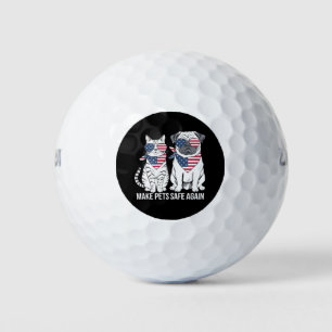 Make Pets Safe Again Trump Harris Debate Dogs Cat Golf Balls