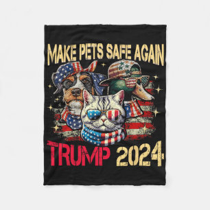 Make Pets Safe Again Trump Harris Debate Eating Th Fleece Blanket