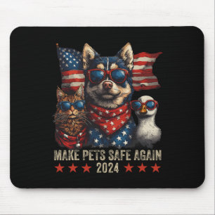 Make Pets Safe Again Trump Save Our Pets 2 Mouse Pad