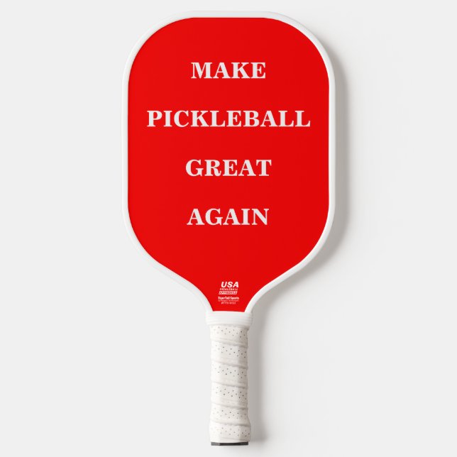Make Pickleball Great Again  Paddle (Front)