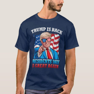 Make President's Day Great Again President Trump T-Shirt