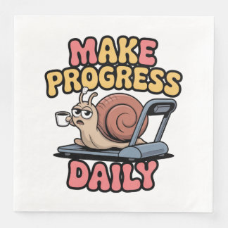 Make Progress Daily Napkin