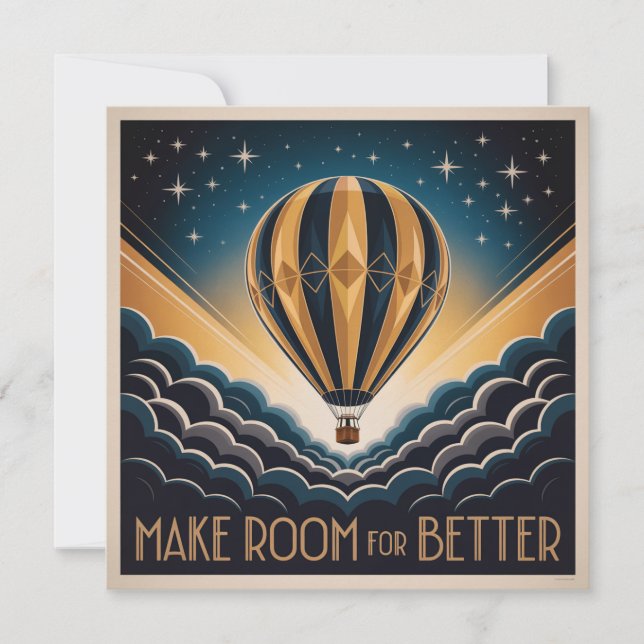 Make Room For Better Holiday Card (Front)