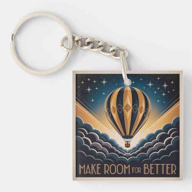 Make Room For Better Key Ring (Front)