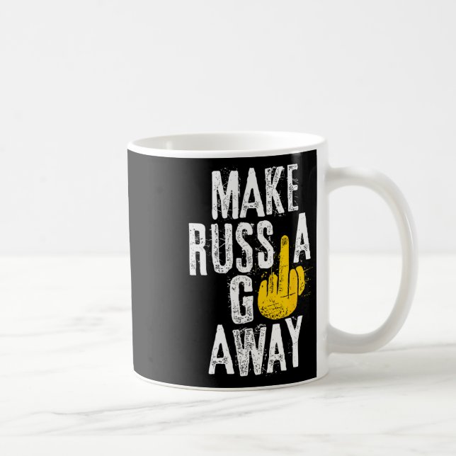 Make Russia Go Away  Coffee Mug (Right)