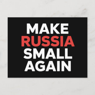Make Russia Small Again Make Russia Small  Postcard
