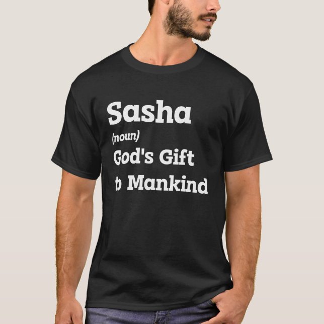 Make Sasha Smile With This Funny Name Definition T-Shirt (Front)