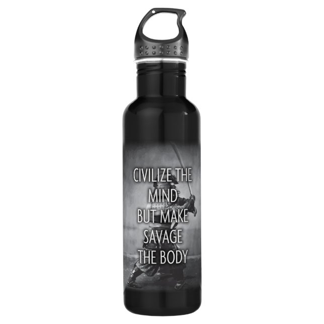 Make Savage The Body - Training Motivational 710 Ml Water Bottle (Front)
