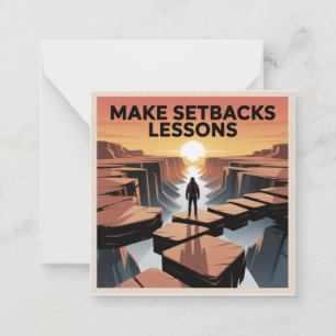 Make Setbacks Lessons Card